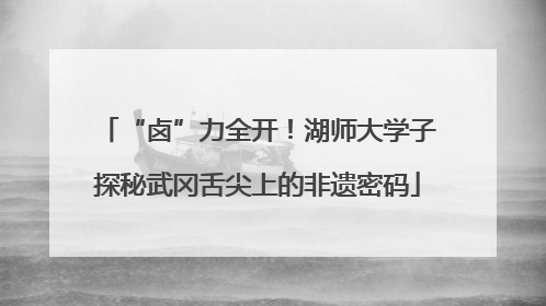 “卤”力全开！湖师大学子探秘武冈舌尖上的非遗密码