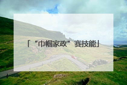 “巾帼家政”赛技能