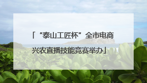 “泰山工匠杯”全市电商兴农直播技能竞赛举办