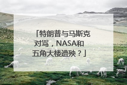 特朗普与马斯克对骂，NASA和五角大楼遭殃？