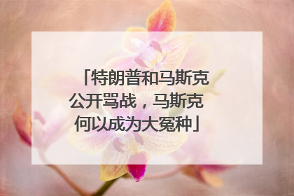 特朗普和马斯克公开骂战，马斯克何以成为大冤种