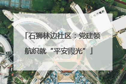 石狮林边社区：党建领航织就“平安霞光”