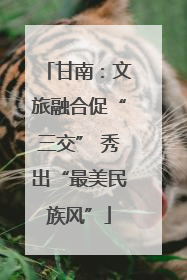 甘南：文旅融合促“三交” 秀出“最美民族风”