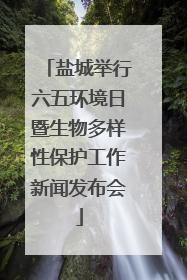 盐城举行六五环境日暨生物多样性保护工作新闻发布会