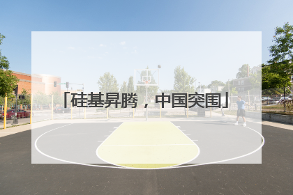 硅基昇腾，中国突围