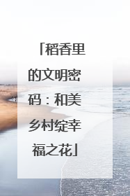 稻香里的文明密码：和美乡村绽幸福之花