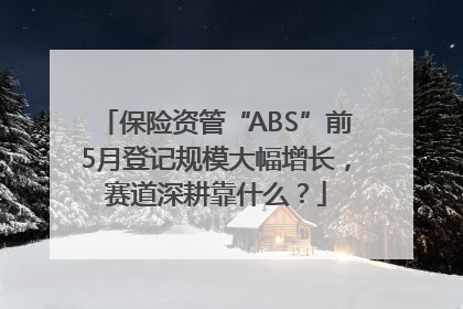 保险资管“ABS”前5月登记规模大幅增长，赛道深耕靠什么？