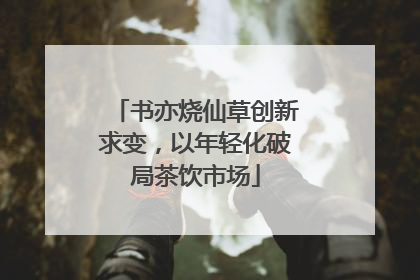 书亦烧仙草创新求变，以年轻化破局茶饮市场