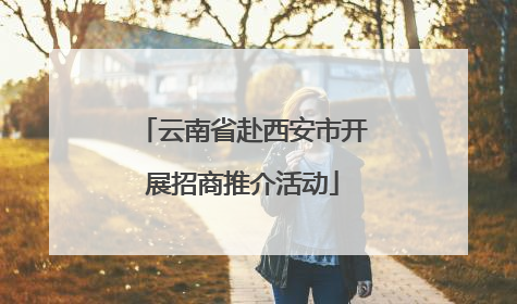 云南省赴西安市开展招商推介活动