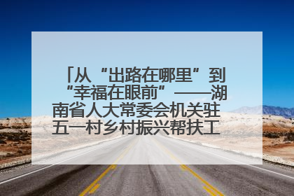 从“出路在哪里”到“幸福在眼前”——湖南省人大常委会机关驻五一村乡村振兴帮扶工作队书写振兴答卷