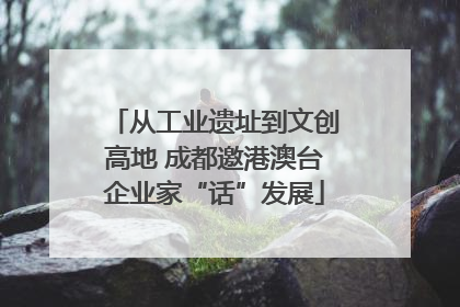 从工业遗址到文创高地 成都邀港澳台企业家“话”发展
