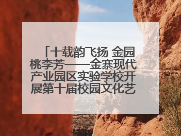 十载韵飞扬 金园桃李芳——金寨现代产业园区实验学校开展第十届校园文化艺术节暨庆“六一”系列活动