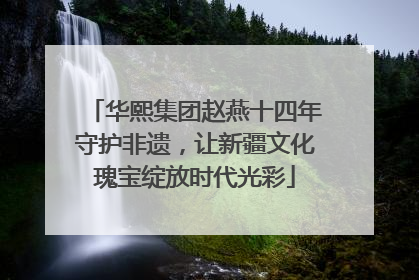 华熙集团赵燕十四年守护非遗，让新疆文化瑰宝绽放时代光彩