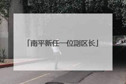 南平新任一位副区长