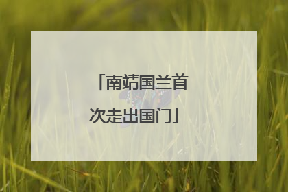 南靖国兰首次走出国门