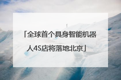 全球首个具身智能机器人4S店将落地北京