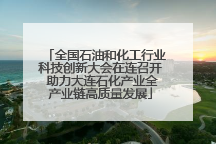 全国石油和化工行业科技创新大会在连召开 助力大连石化产业全产业链高质量发展