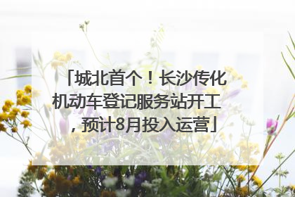 城北首个！长沙传化机动车登记服务站开工，预计8月投入运营
