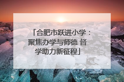 合肥市跃进小学：聚焦办学与师德 督学助力新征程