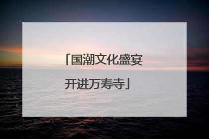 国潮文化盛宴开进万寿寺