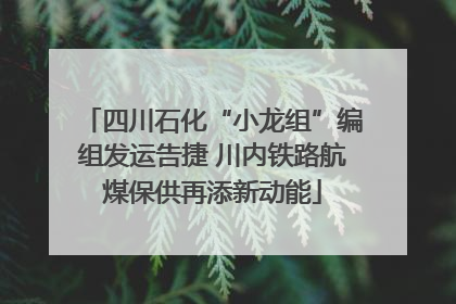 四川石化“小龙组”编组发运告捷 川内铁路航煤保供再添新动能