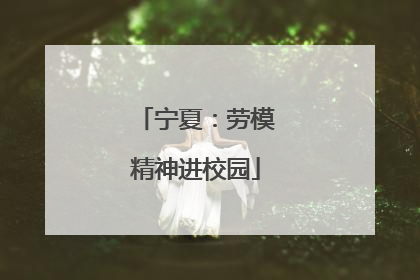 宁夏：劳模精神进校园