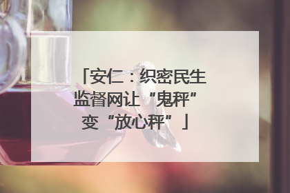 安仁：织密民生监督网让“鬼秤”变“放心秤”