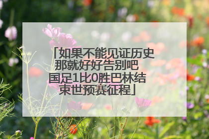 如果不能见证历史 那就好好告别吧 国足1比0胜巴林结束世预赛征程