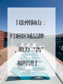 徐州铜山：打响区域品牌，助力“杏”福经济