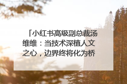 小红书高级副总裁汤维维：当技术深植人文之心，边界终将化为桥梁｜聚焦2025文化强国建设高峰论坛