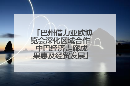 巴州借力亚欧博览会深化区域合作 中巴经济走廊成果惠及经贸发展