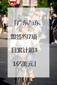 广东与东盟签约7项目累计超31亿美元