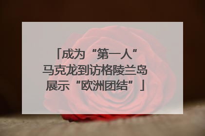 成为“第一人” 马克龙到访格陵兰岛展示“欧洲团结”