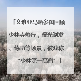文班亚马晒多图回顾少林寺修行，曝光剃发、练功等场景，被戏称“少林第一高僧”