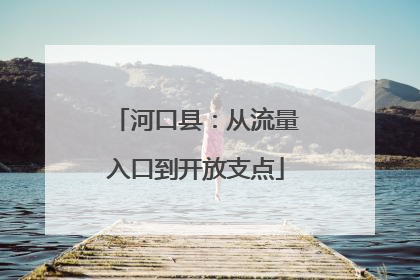 河口县：从流量入口到开放支点
