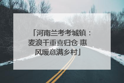 河南兰考考城镇：麦浪千重喜归仓 惠风暖意满乡村