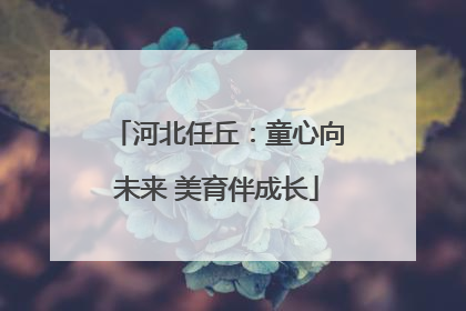 河北任丘：童心向未来 美育伴成长