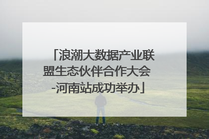 浪潮大数据产业联盟生态伙伴合作大会-河南站成功举办