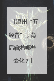 温州“五经普”，背后藏着哪些变化？