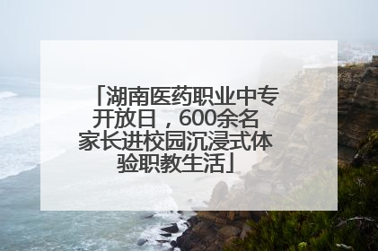 湖南医药职业中专开放日，600余名家长进校园沉浸式体验职教生活