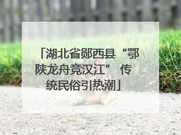 湖北省郧西县“鄂陕龙舟竞汉江” 传统民俗引热潮