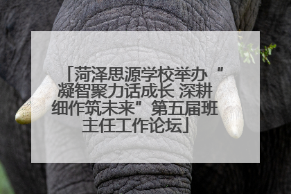菏泽思源学校举办“凝智聚力话成长 深耕细作筑未来”第五届班主任工作论坛
