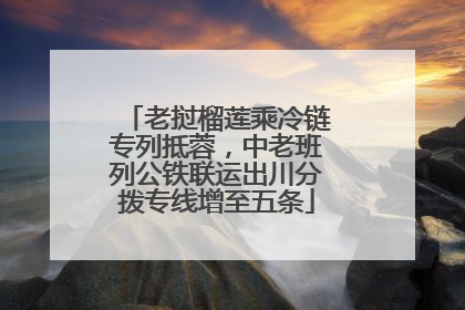 老挝榴莲乘冷链专列抵蓉，中老班列公铁联运出川分拨专线增至五条