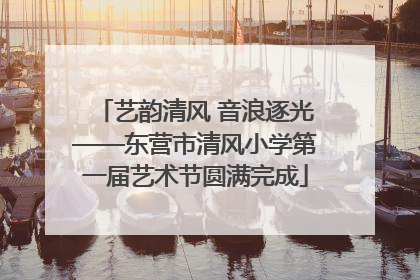 艺韵清风 音浪逐光——东营市清风小学第一届艺术节圆满完成