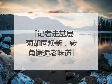 记者走基层｜菊胡同焕新，转角邂逅老味道