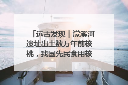 远古发现｜濛溪河遗址出土数万年前核桃，我国先民食用核桃历史大幅提前