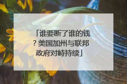 谁要断了谁的钱？美国加州与联邦政府对峙持续