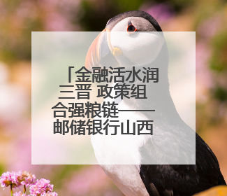 金融活水润三晋 政策组合强粮链——邮储银行山西省分行精准赋能粮食产业全景图