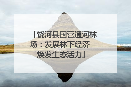 饶河县国营通河林场：发展林下经济 焕发生态活力
