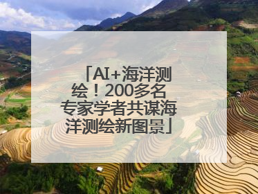 AI+海洋测绘！200多名专家学者共谋海洋测绘新图景